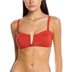 Andie The Last Splash Cartagena Bandeau Top Women’s sz M In Terracotta